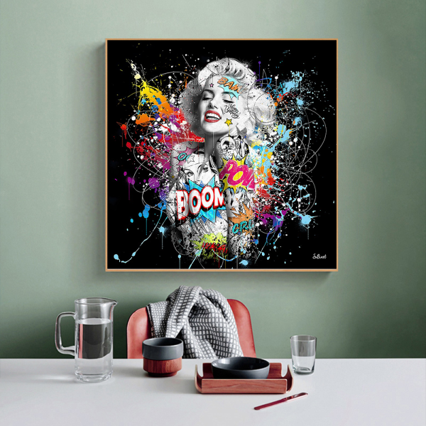 Living room decoration painting modern simple restaurant porch hanging painting single figure bedroom mural wholesale