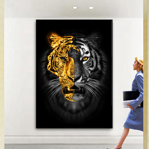 Living room decoration painting modern simple sofa background wall painting