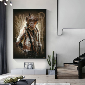 Animal decorative painting living room sofa background wall clothing store hotel room bedroom mural painting