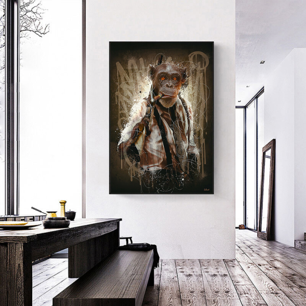 Animal decorative painting living room sofa background wall clothing store hotel room bedroom mural painting