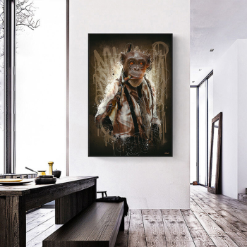 Animal decorative painting living room sofa background wall clothing store hotel room bedroom mural painting