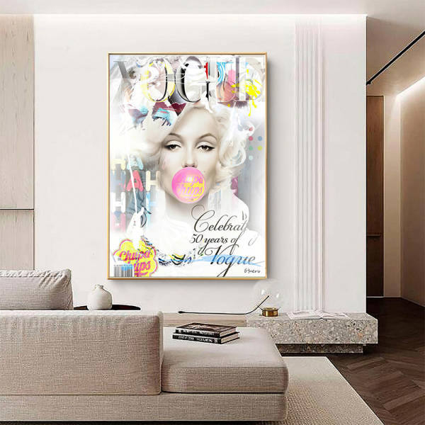 Manufacturers wholesale simple modern decorative painting oil painting style living room decorative hanging painting, cross-border e-commerce can be customized