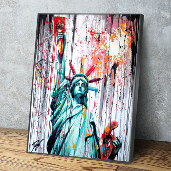Entrance porch decorative painting study tea room background wall hanging painting entrance corridor spray painting