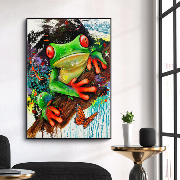 Living room decorative mural sofa background wall painting hanging painting modern simple painting decorative painting