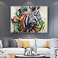 Modern simple living room decorative painting light luxury atmosphere sofa background wall mural