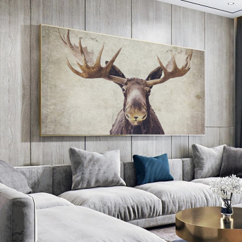 Sala de estar moderna simple pintura decorativa porche sala de estar pintura colgante edición horizontal dormitorio pintura decorativa