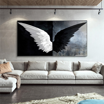Mural nórdico sala de estar pintura decorativa moderna simple pintura colgante sofá Fondo pared comedor dormitorio pintura de pared
