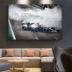 Bedside painting banner modern simple bedroom decoration painting custom hotel background wall painting Nordic spray painting