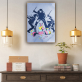 Canvas painting mural hanging in the living room European style sofa background wall decoration painting in the living room