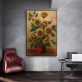 Hand painted abstract canvas oil painting for living room, Home office decor modern artwork wall art