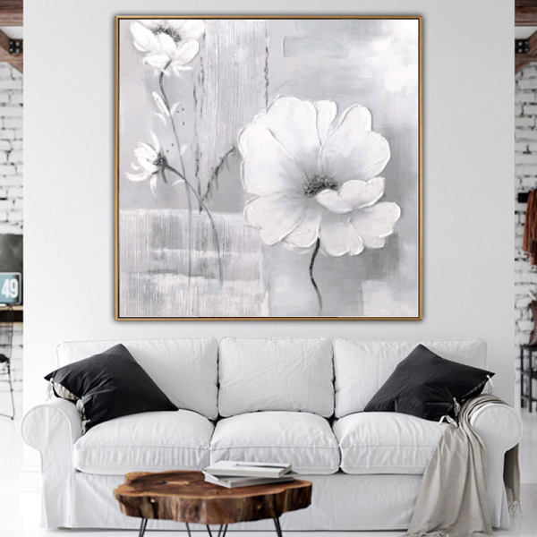 Nuevo diseño hecho a mano hermosa naturaleza muerta paisaje lienzo pinturas para decoración de pared pintura al óleo