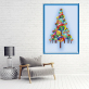 Nouveau sapin de Noël HD peinture en aérosol décoration de la maison peinture