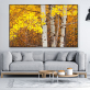 HD automne paysage maison fond mur toile peinture décorative
