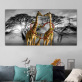 high quality hotel artwork modern stretched canvas print wall art blue abstract oil painting
