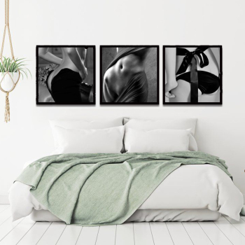 Triple spray painting set HD beauty canvas painting