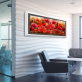 Long pair of flower landscape canvas painting sofa background wall decoration painting without frame