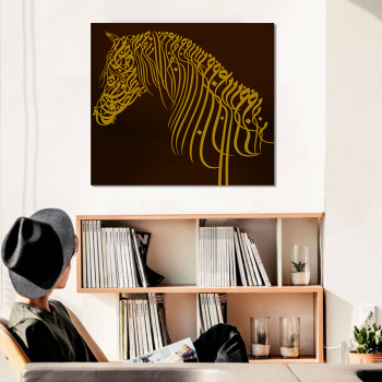 Abstract horse HD canvas painting home decoration hanging picture without frame