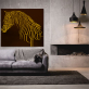 Abstract horse HD canvas painting home decoration hanging picture without frame