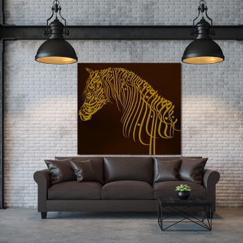 Abstract horse HD canvas painting home decoration hanging picture without frame