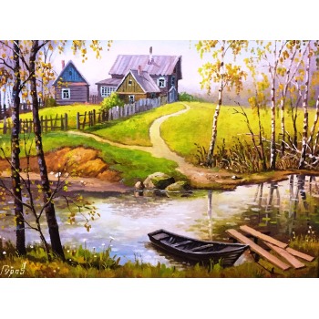 Modern Abstract Scenery Oil Painting On Canvas Pure Hand Painted Oil Painting For Livingroom Wall Art Cuadros