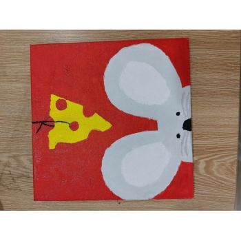Peinture numérique pour enfants bricolage peinture numérique peinte à la main peinture à l'huile peinte à la main pour enfants