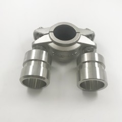 Support sample customized 304/316L stainless steel fire lock fitting SS groove coupling