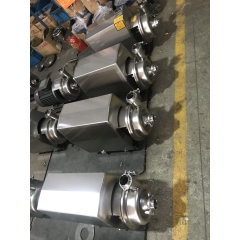 China Factory Stainless Steel Food transfer Vertical sanitary centrifugal Dairy pumps with Motor