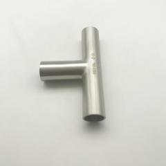SS316l SS304  Mirror Polish Bend Metal Pipe Stainless Steel Tee SS 1-1/2"