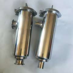 Sanitary SS Cartridge Filters Stainless Housing inline air/water filter For Compressed Air/Steam/Gas Filtration