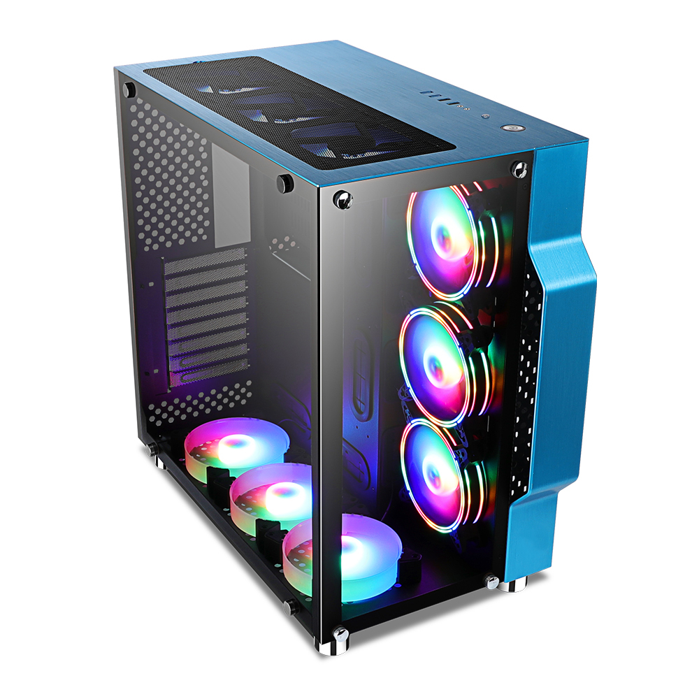 Wholesale 2021 Desktop EATX Aluminum Cases Computer PC Gaming Case with ...