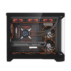 Popular Design Tempered Glass Gaming Case M-ATX mid Tower Gaming Gabinete PC Case