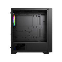 Computer Cases Full Tower Gaming Tempered Glass Casing ATX PC Cabinet