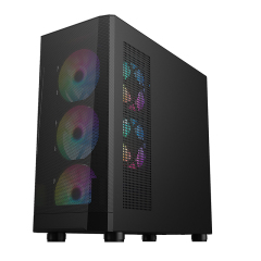 E-ATX Gaming Computer Cases Towers Tempered Glass Slide Door PC Case Gaming Cabinet