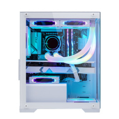 Micro ATX Gaming PC Case Full View New Design Gamer Cabinet Desktop Computer Case for PC Parts
