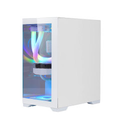 Micro ATX Gaming PC Case Full View New Design Gamer Cabinet Desktop Computer Case for PC Parts