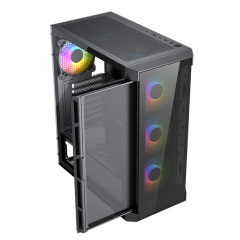 Full Tower Computer gaming Case Tempered Glass Side Case Panel Custom Removable Front panel Desktop Case