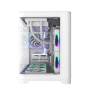 Wide Cube Gaming Computer Cases Towers Curved Glass Gamer PC Casing Micro-ATX Cabinet