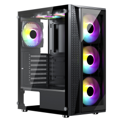 Mesh Panel Computer Gaming PC Case ATX Factory Hot Sell Computer Cabinet Full Tower Chassis