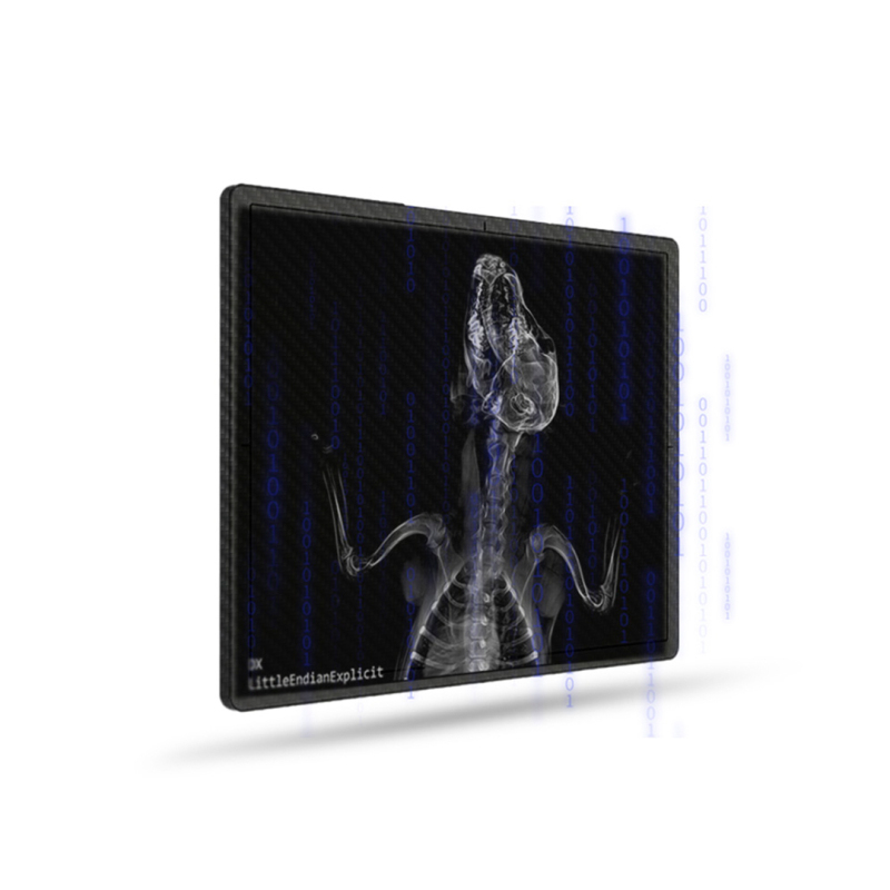 17*17 inch large flat panel detector, DR X-ray detector wired