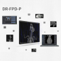 17*17 inch large flat panel detector, DR X-ray detector wired