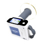 Dental touch screen portable X-ray machine with radiation protection lead plate