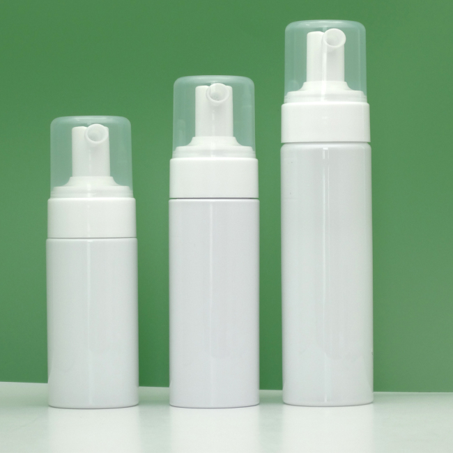 DNBF-504 100ml 120ml 150ml White Foam Bottle For Facial Cleanser