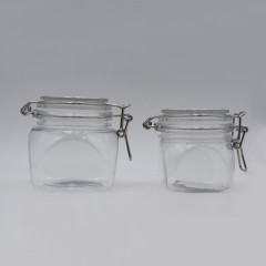 DNJE-504 square empty cosmetic jars