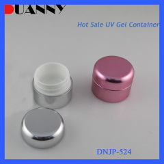 DNJP-524 Matte Black PP Plastic 10ml 5ml Cosmetic Jar