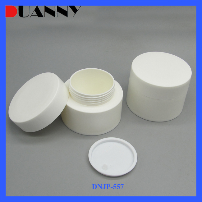 DNJP-557 Straight round PP cream jar with lids