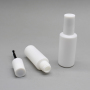 DNNN-601 White Plastic Round Nail Polish Bottle Container for Nail Care