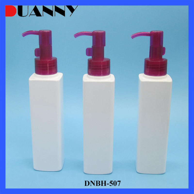 DNBH-507 Square Plastic Hair Container Bottle Packaging for Shampoo