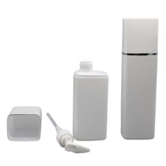 DNBH-512 PE Plastic Square Shampoo Bottle with Pump