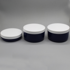 DNJP-574 Flat Round PP Hair Care Jar Packaging