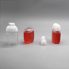 DNBL-550 Empty 30ml 60ml Pocket Size Hand Sanitizer Bottles With Flip Top Cap